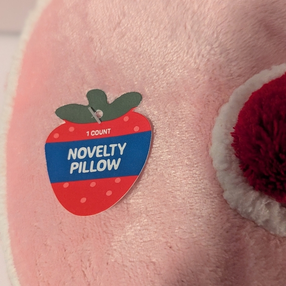 Target Bullseye Playground Valentines Pillow Cake Pink Frosted W/ Cherry On Top - Picture 3 of 8